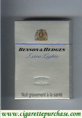 Benson Hedges Extra Lights cigarette France